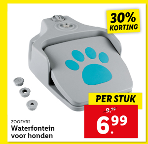 Zoofari Waterfontein voor honden