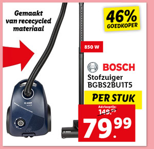 BOSCH Stofzuiger BGBS2BU1T5