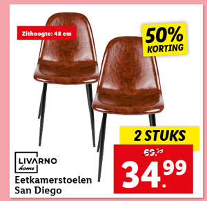 LIVARNO home Eetkamerstoelen San Diego