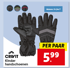 crivit Kinder handschoenen
