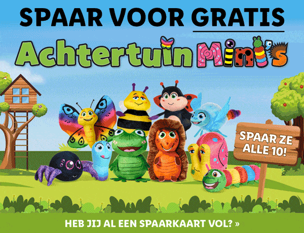 Spaar voor gratis Achtertuinmini's