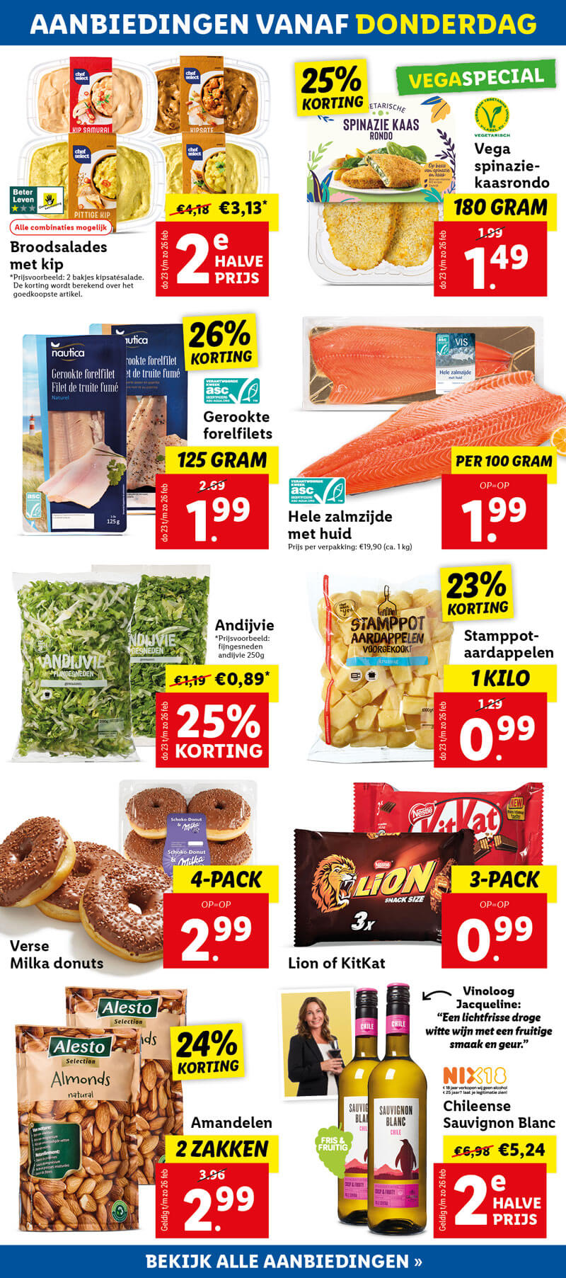 Aanbiedingen vanaf donderdag