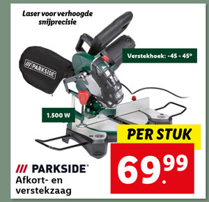 Parkside Afkort- en verstekzaag