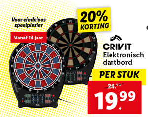 CRIVIT Elektronisch dartbord