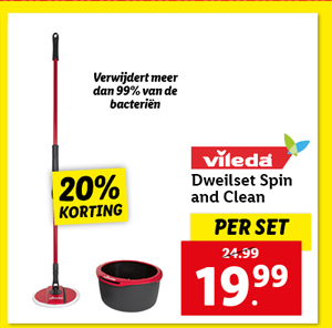 Vileda Dweilset Spin and Clean