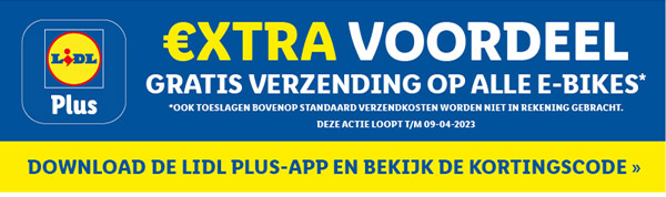 Extra voordeel: gratis verzending op alle e-bikes met Lidl Plus