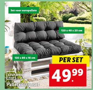 Livarno Home Palletkussen set