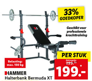 HAMMER Halterbank Bermuda XT