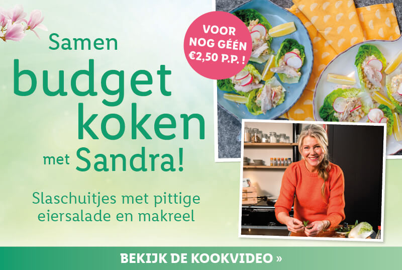 Samen budget koken met Sandra!