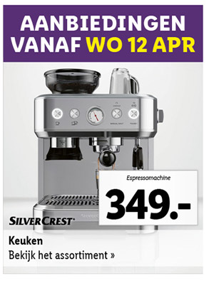 Bekijk alle aanbiedingen voor keukenapparaten vanaf woensdag 12 april