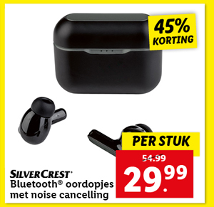 SILVERCREST® Bluetooth® oordopjes met noise cancelling