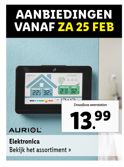 Bekijk alle aanbiedingen voor elektronica vanaf zaterdag 25 februari