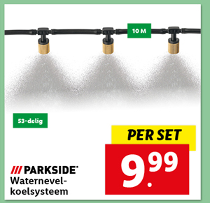 Parkside Waternevel-koelsysteem