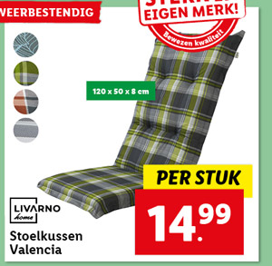 Livarno Home Stoelkussen Valencia