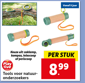 Playtive Tools voor natuuronderzoekers