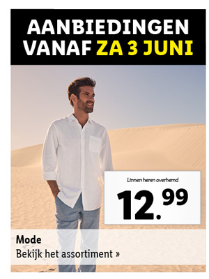 Bekijk alle aanbiedingen voor mode vanaf zaterdag 3 juni