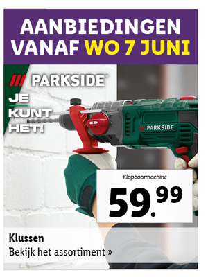 Bekijk alle aanbiedingen voor klusartikelen vanaf woensdag 7 juni