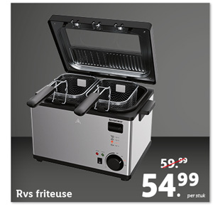 Silvercrest Rvs friteuse