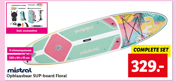 Mistral Opblaasbaar SUP-board Floral