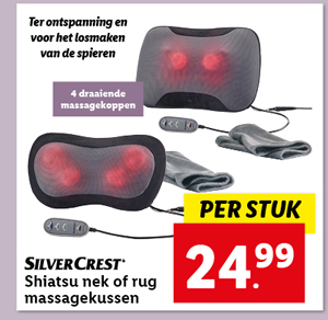 Silvercrest Shiatsu-massagekussen