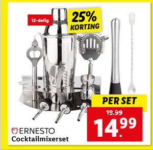 ERNESTO® Cocktailmixerset 12-delig