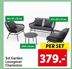 Sol Garden Loungeset Charleston
