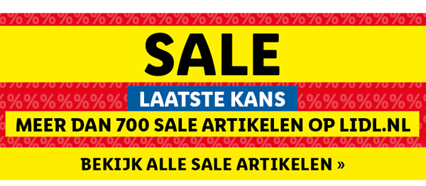 Bekijk alle SALE producten! Alleen online verkrijgbaar en op=op!