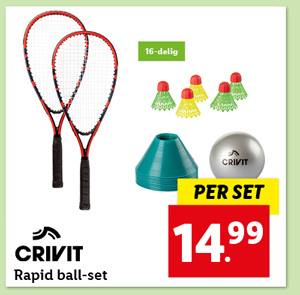 Crivit Rapid ball-set