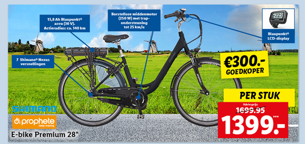 Prophete E-bike Premium 28 inch