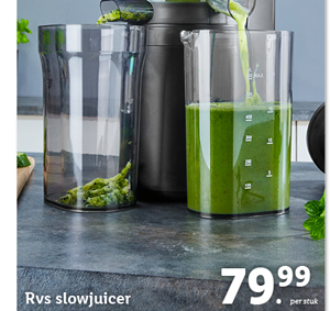 Silvercrest RVS Slowjuicer