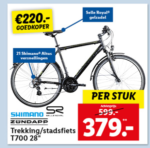 Zundapp Trekking/stadsfiets T700 28 inch