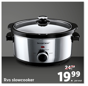 Silvercrest RVS Slowcooker