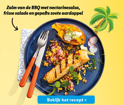 Zalm van de BBQ recept