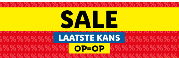 Bekijk alle SALE producten! Alleen online verkrijgbaar en op=op!