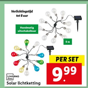 Livarno Home Solar lichtketting
