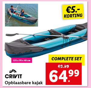 Crivit Opblaasbare kajak