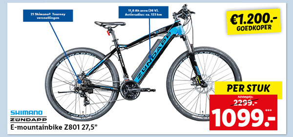 Zündapp E-Mountainbike Z801 27,5 inch