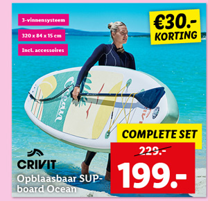 Crivit Opblaasbaar SUP-board Ocean
