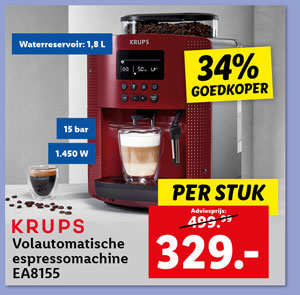 Krups Volautomatische espressomachine EA8155
