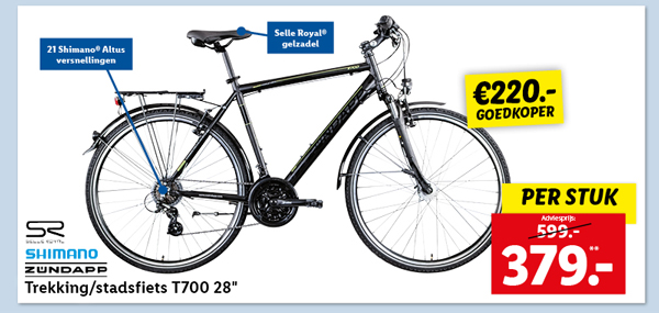 Zundapp Trekking stadsfiets T700 28 inch