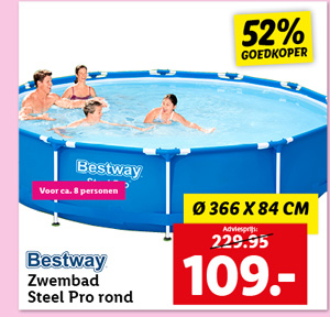 Bestway Zwembad Steel Pro rond